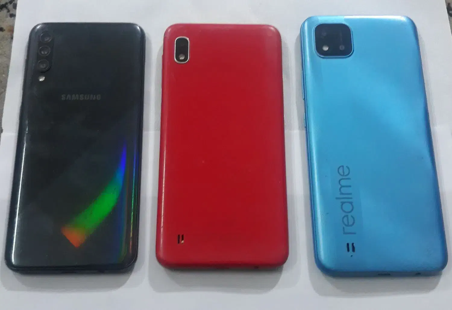 ۳عدد گوشی نیاز ب تعمیر A50s A10 Realme|موبایل|کاشان, زیدی|دیوار