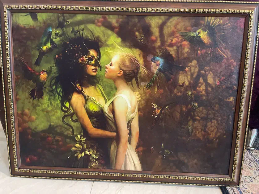 گلدان سفالی وانیکاد و قاب چوبی مناسب وسائل کوچک|صنایع دستی و سایر لوازم تزئینی|مشهد, آزادشهر|دیوار