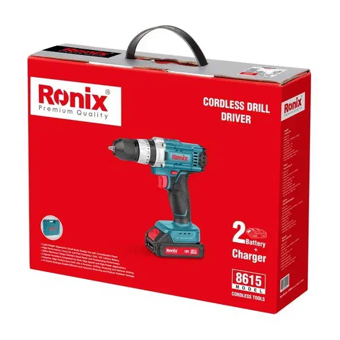 دریل شارژی ۸۶۱۵ رونیکس ۱۶ ولت چکشی|ابزارآلات|پاکدشت, حصار امیر|دیوار