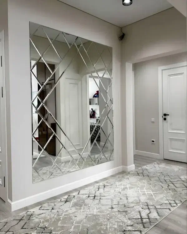 آینه دکوراتیو و آینه بک لایت آینه دفرمه|آینه|اصفهان, رهنان|دیوار