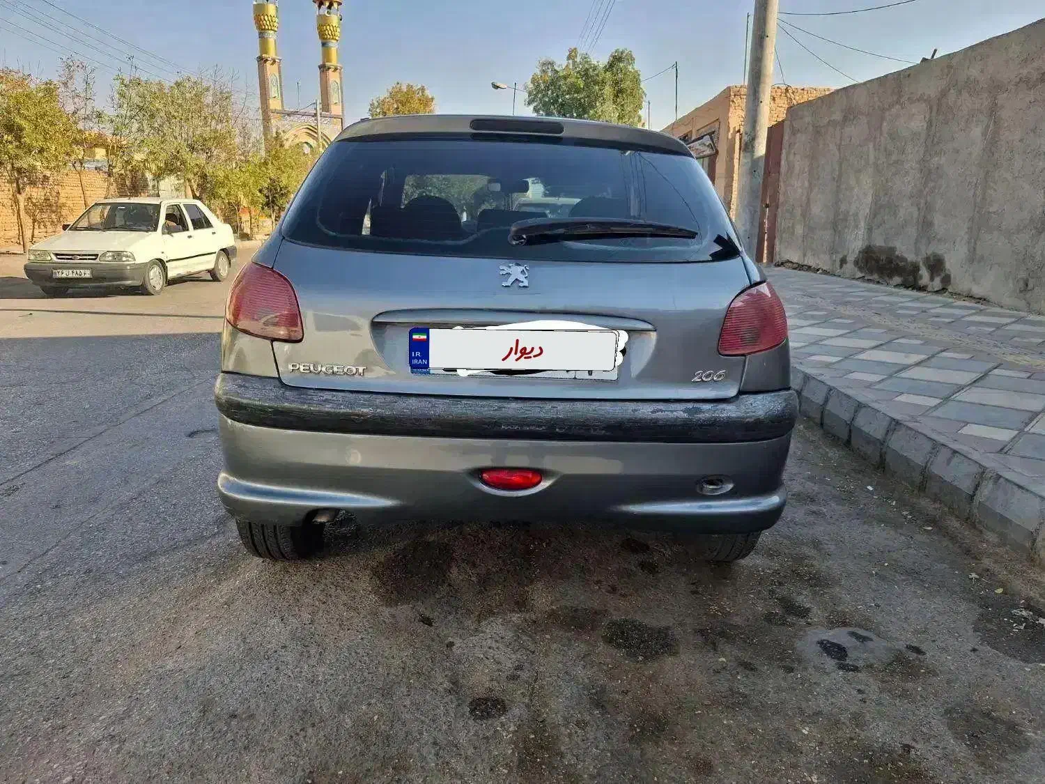 ۲۰۶ فرانسه مدل ۸۴ خاکستری|خودرو سواری و وانت|تهران, ابوذر|دیوار