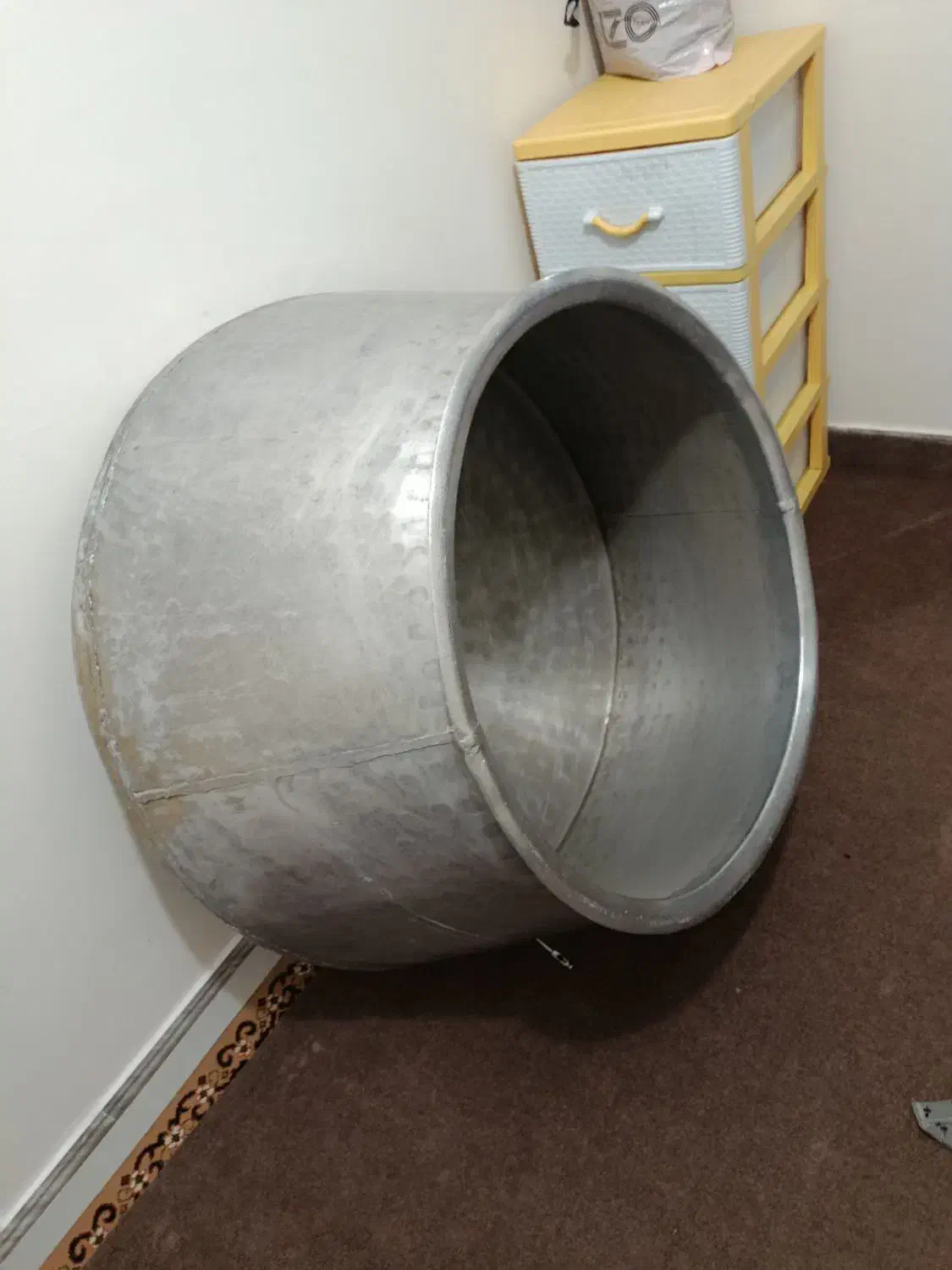 دیگ بزرگ آلومینیوم|ظروف پختوپز|مشکیندشت, |دیوار