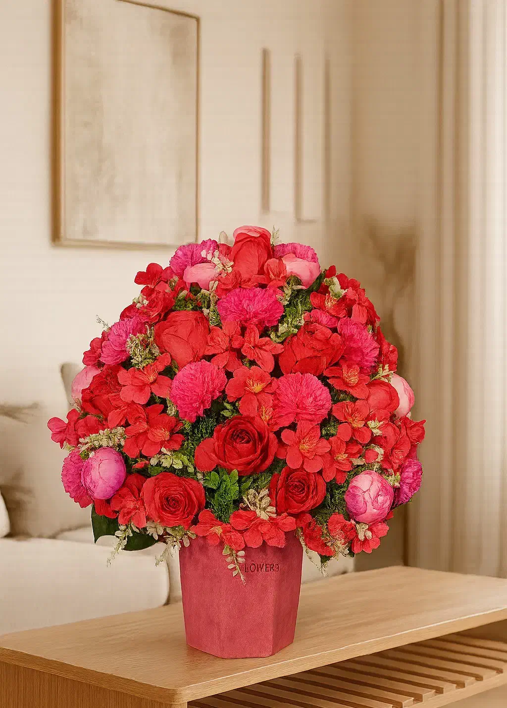 سبد گل اماده ویژه همکاران گل فروش|گل مصنوعی|سنندج, |دیوار