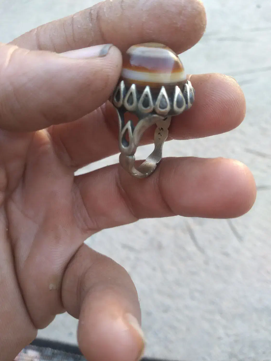 انگشتر باباغوری سه پوست|کلکسیون اشیاء عتیقه|جیرفت, |دیوار