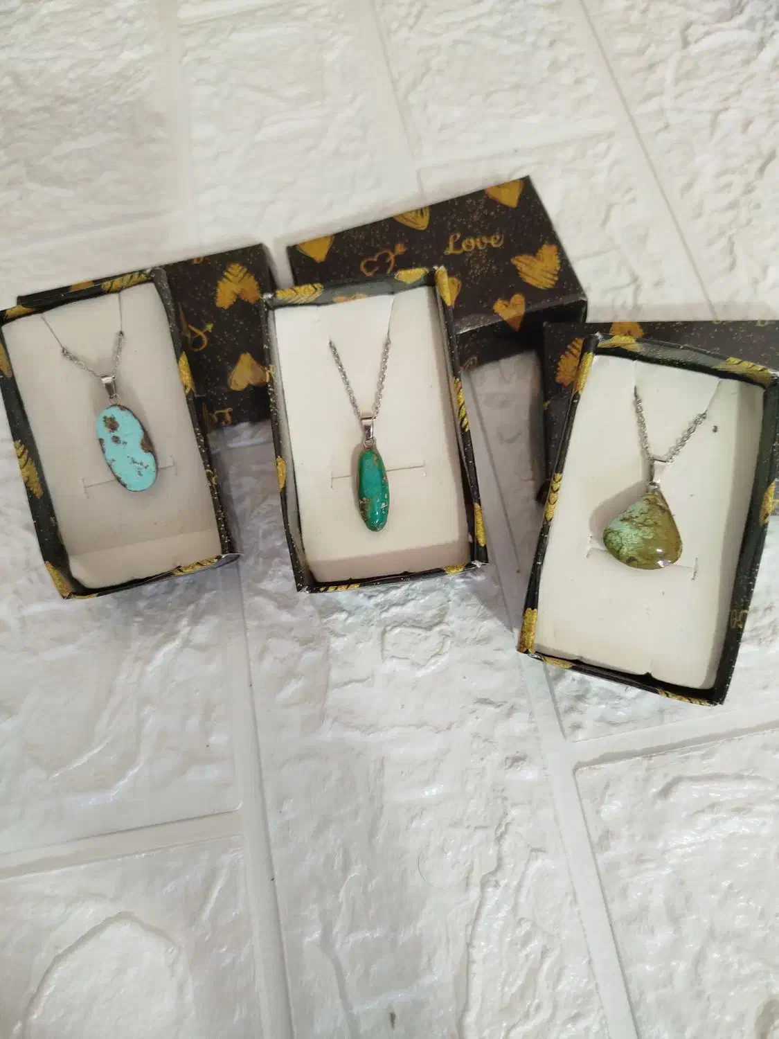 گردنبند فیروزه اصل نیشابور|جواهرات|کرمان, |دیوار