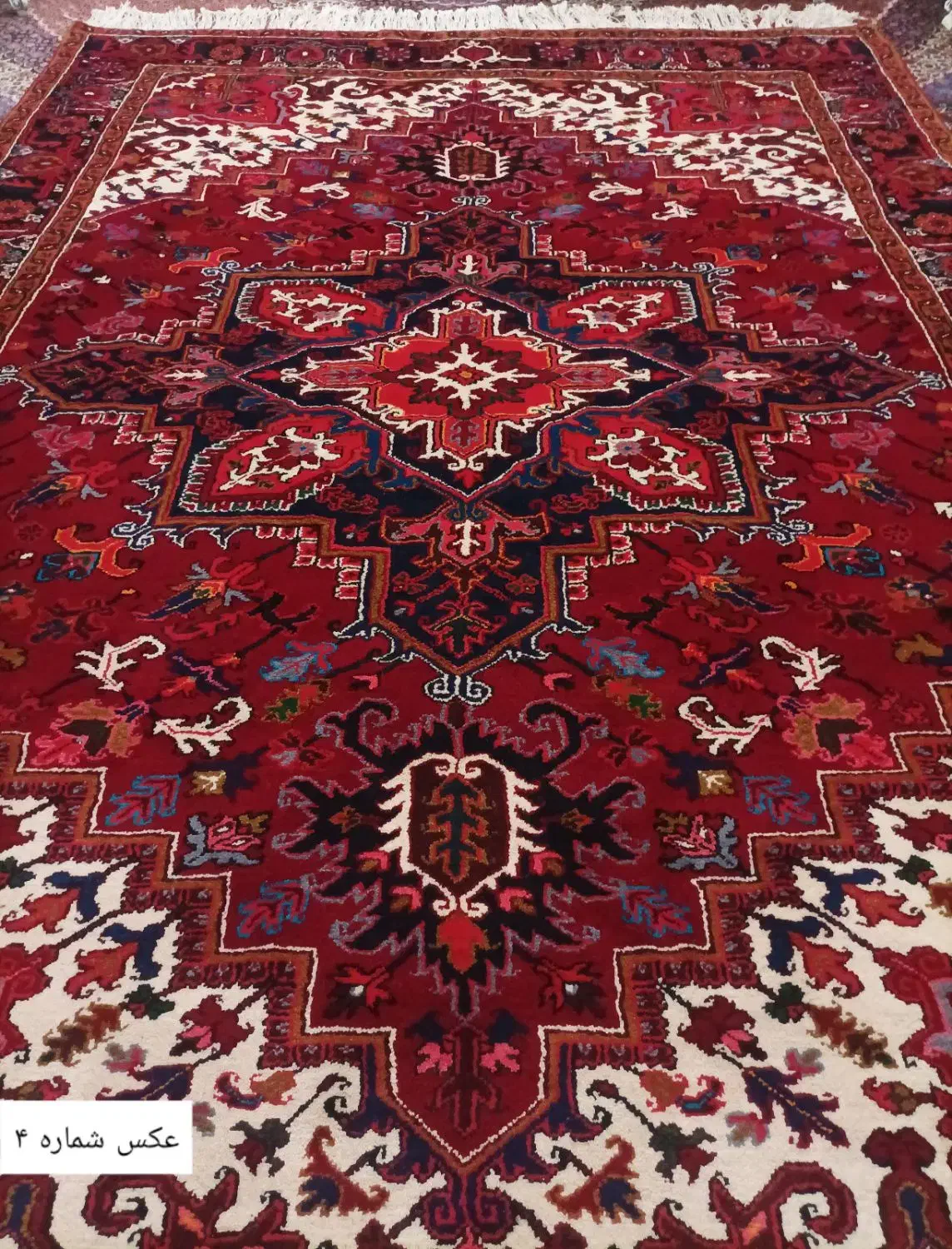 قالی فرش دستبافت ۹ نه متری|فرش|مشکیندشت, |دیوار