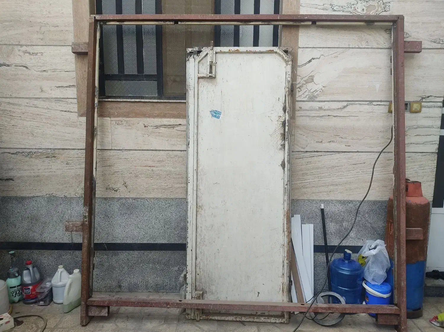 درب حیاط ۳لنگه|مصالح و تجهیزات ساختمان|شیراز, شریفآباد|دیوار