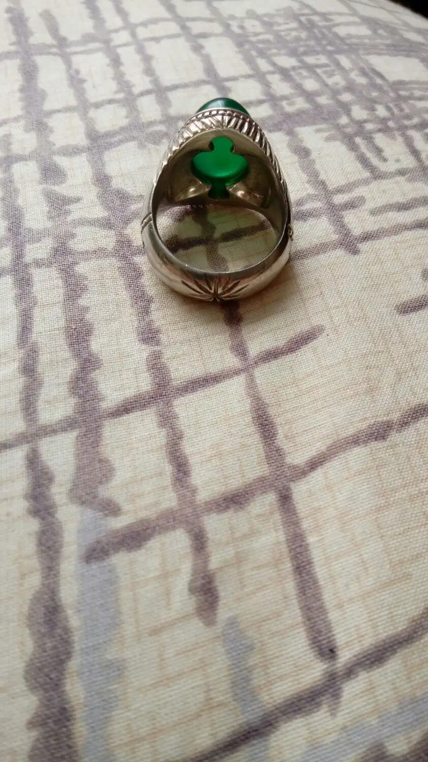 انگشتر عقیق سبز|جواهرات|اراک, |دیوار