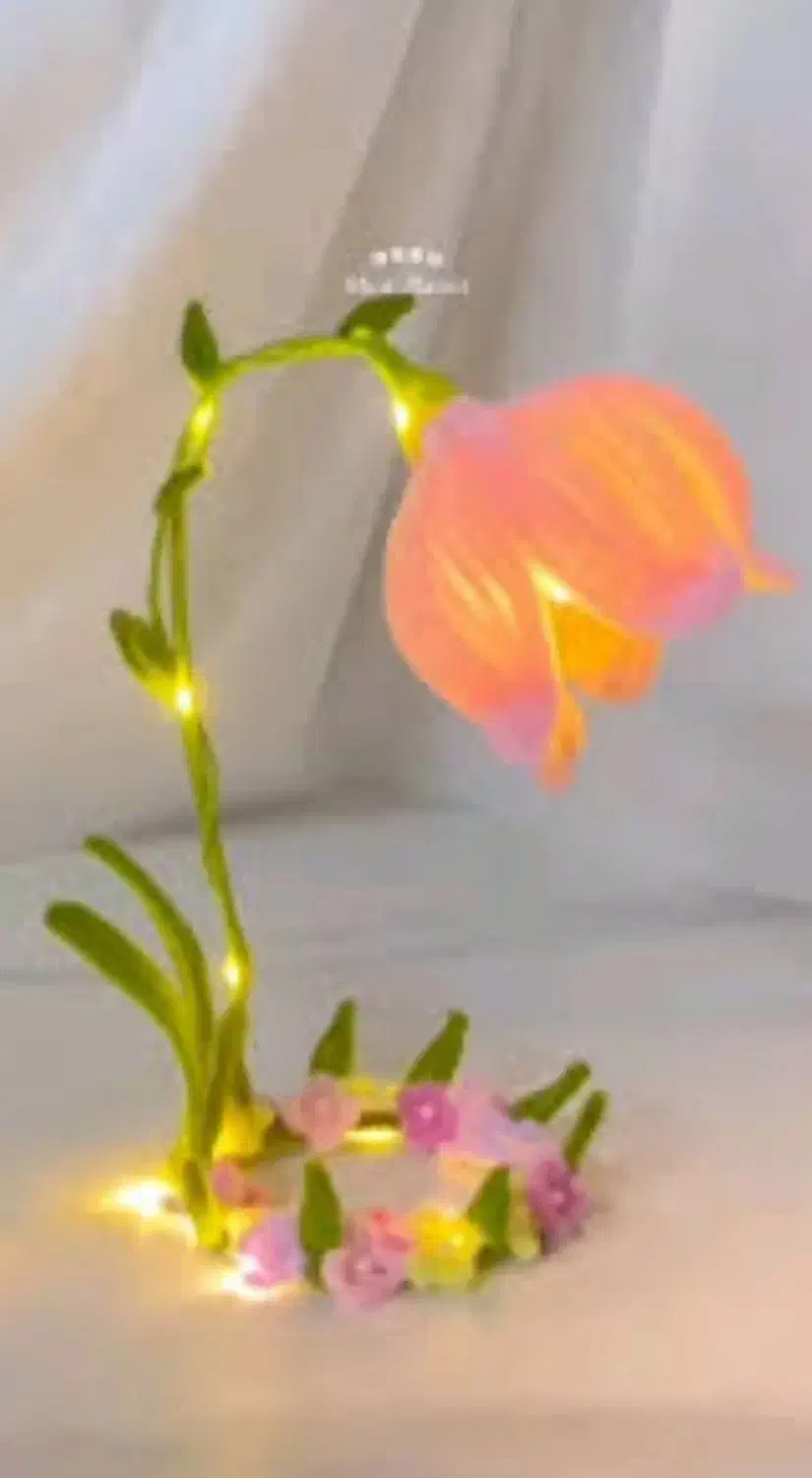 گل و چراغ خواب|گل مصنوعی|گندمان, |دیوار