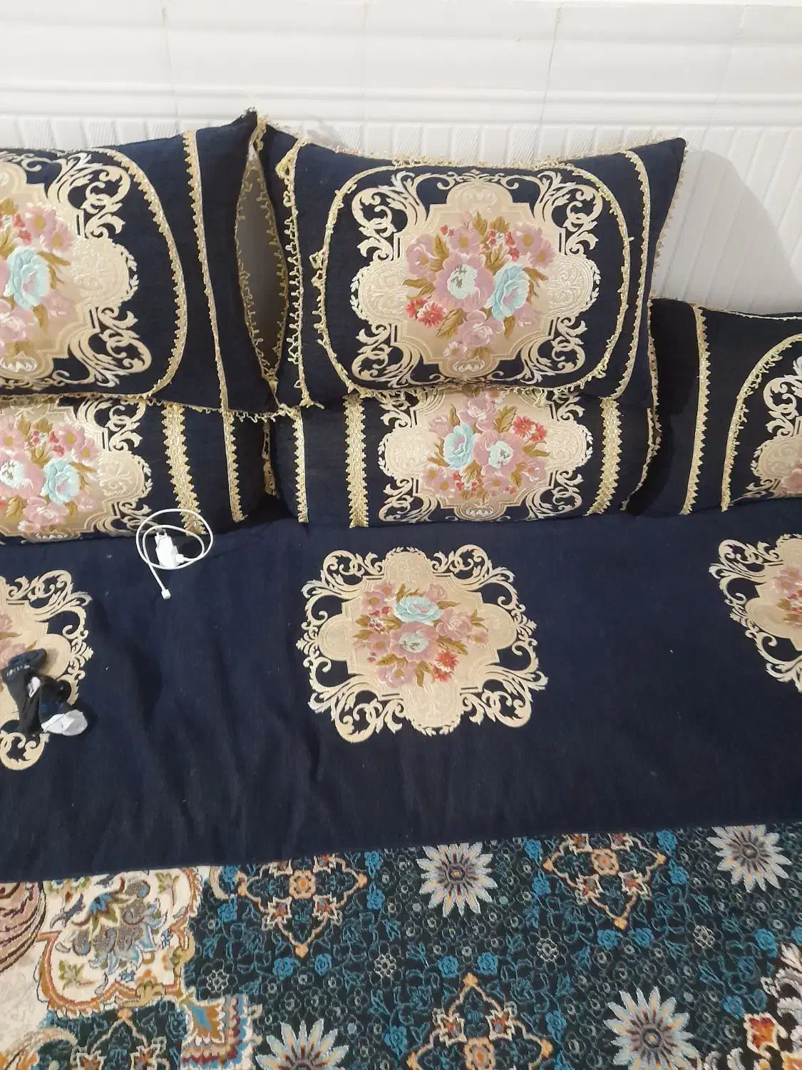 رویه پشتی کناره پرده|پرده، رانر، رومیزی|لردگان, |دیوار