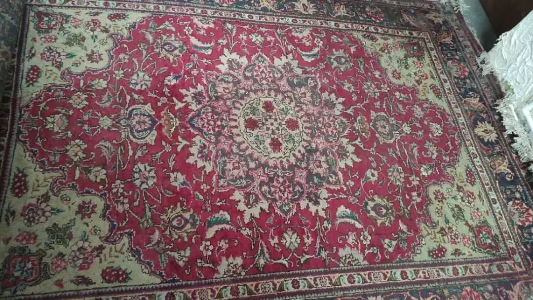 فرش دستباف دوتا ۶متری یه گل و۱عدد ۹متری|فرش|لاهیجان, بازکیاگوراب|دیوار