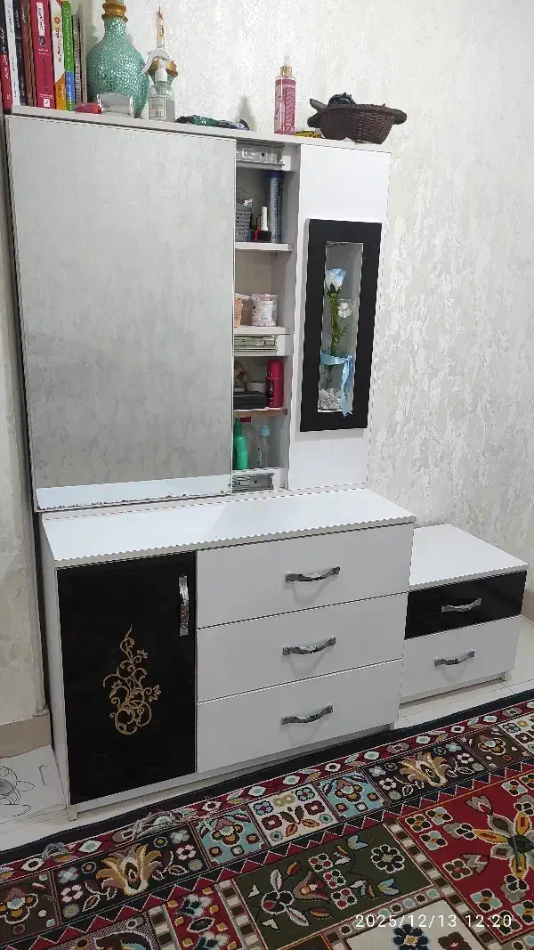 میز آرایش و دراور ریلی|تخت و سرویس خواب|رشت, ولکس|دیوار