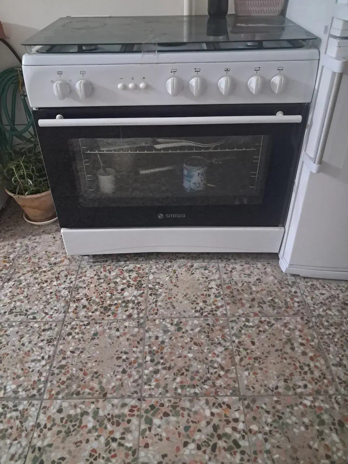 گاز فردار ۵ شعله اسنوا در حد نو|اجاق گاز و لوازم برقی پخت‌وپز|بروجن, |دیوار