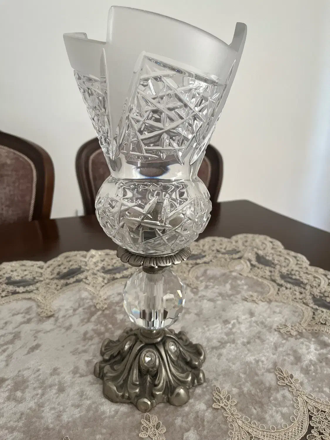 ست گلدان و کریستال تراش دار و شیک|ظروف سرو و پذیرایی|کرج, عظیمیه|دیوار