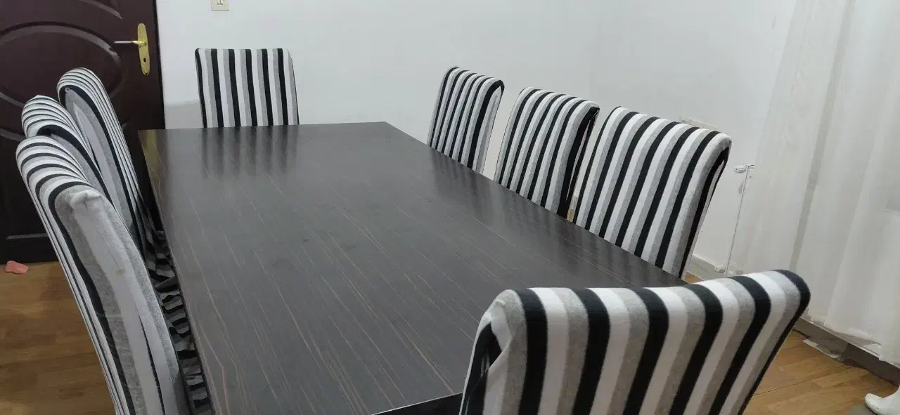 میز نهار خوری ۶ نفره|میز و صندلی غذاخوری|سنندج, |دیوار