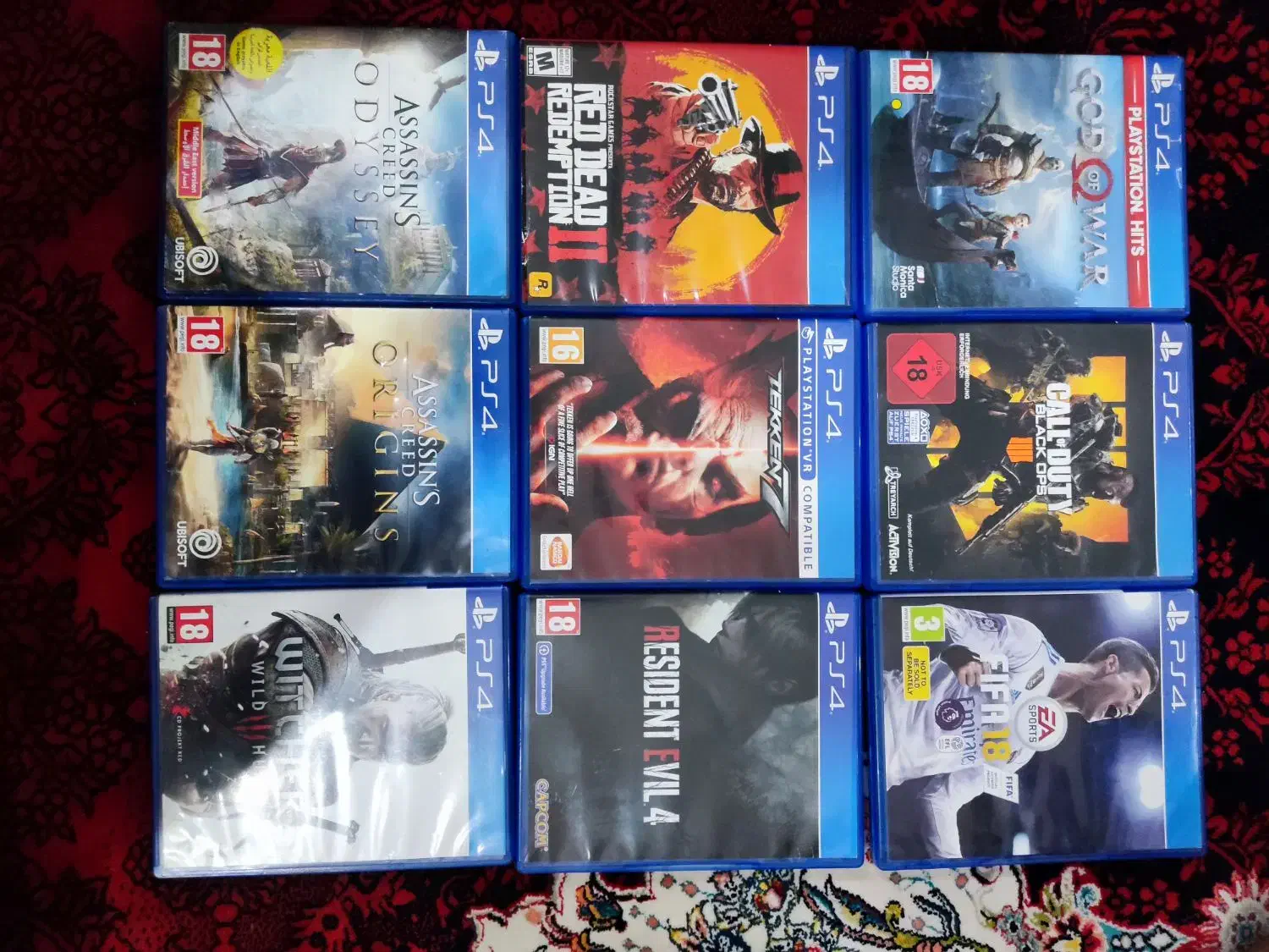 ps4 رد دد اساسین اویل تکن بلک اپس گاد اف وار ویچر|کنسول، بازی ویدئویی و آنلاین|تهران, مشیریه|دیوار