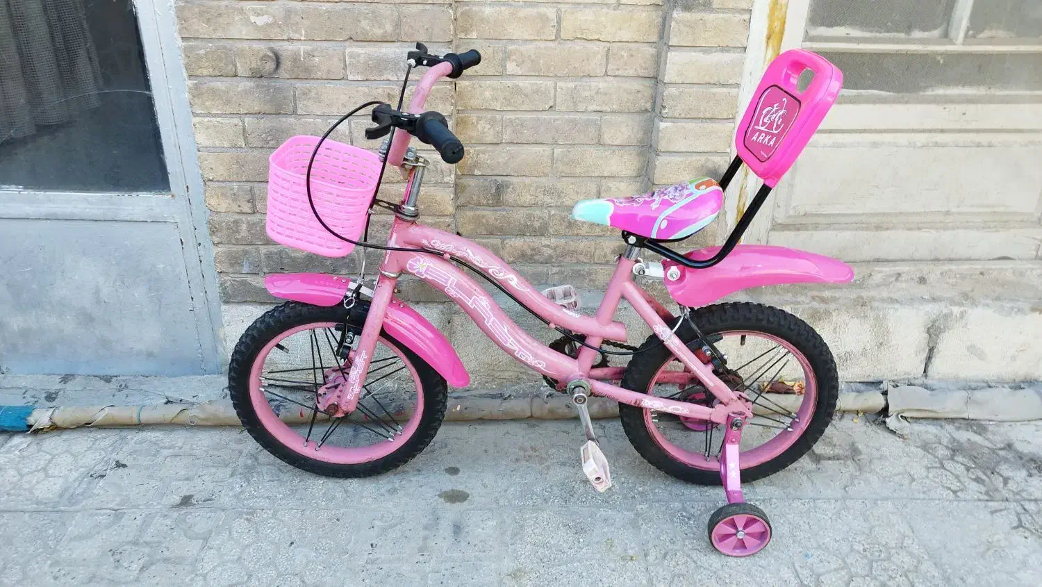 دوچرخه۱۶ خارجی دخترانه بلست لاستیک نونو ترمزنونو|دوچرخه، اسکیت، اسکوتر|کرمانشاه, |دیوار