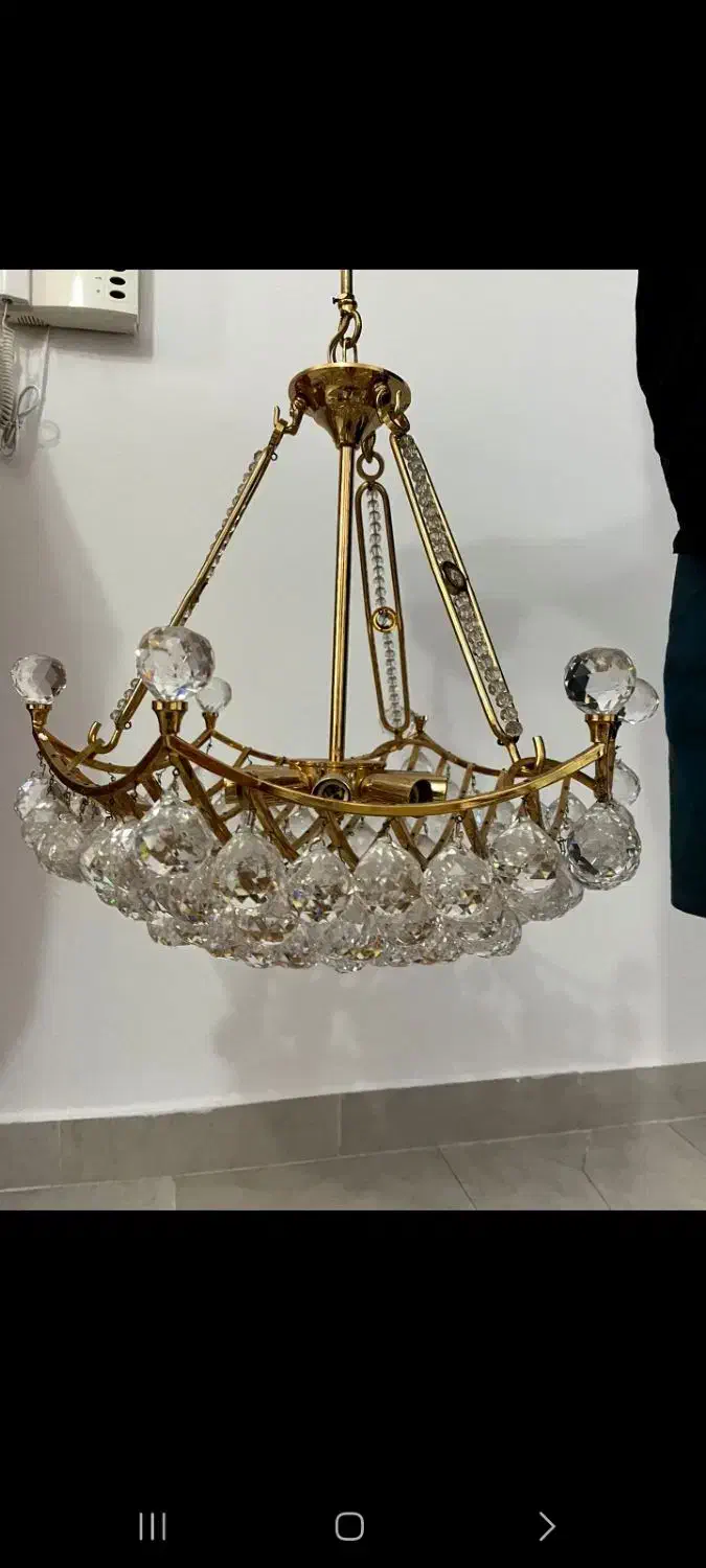 لوستر|لوستر و چراغ آویز|رشت, دیانتی|دیوار