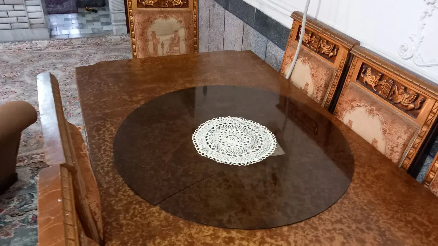 میز غذا خوری ۸ نفره|میز و صندلی غذاخوری|دورود, |دیوار