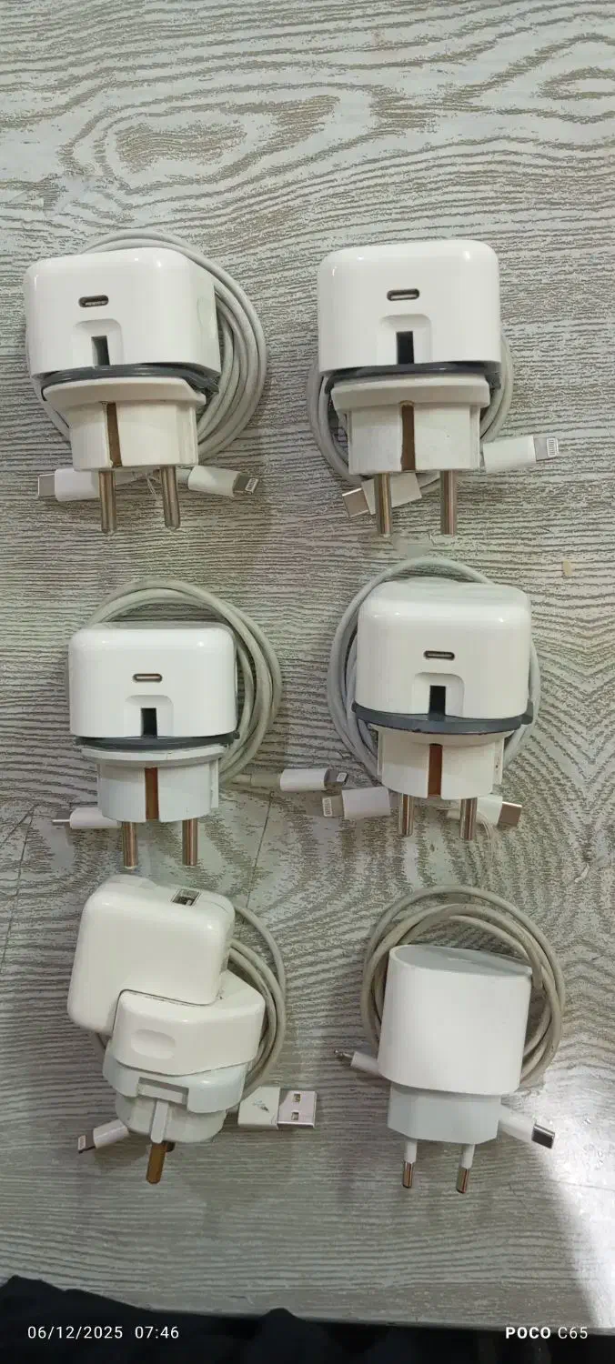 پنج عدد شارژر 20W اپل و یک عدد 30W|لوازم جانبی موبایل و تبلت|ری, سیزده آبان|دیوار