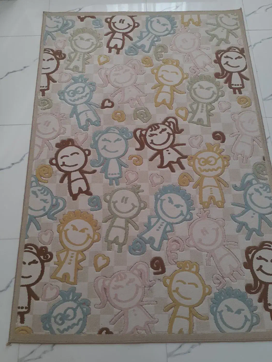 فرش اتاق کودک در حد نو|فرش|کرج, جهانشهر|دیوار