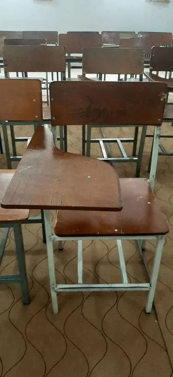 صندلی دانشجویی چوبی فلزی|صندلی و نیمکت|بابل, |دیوار