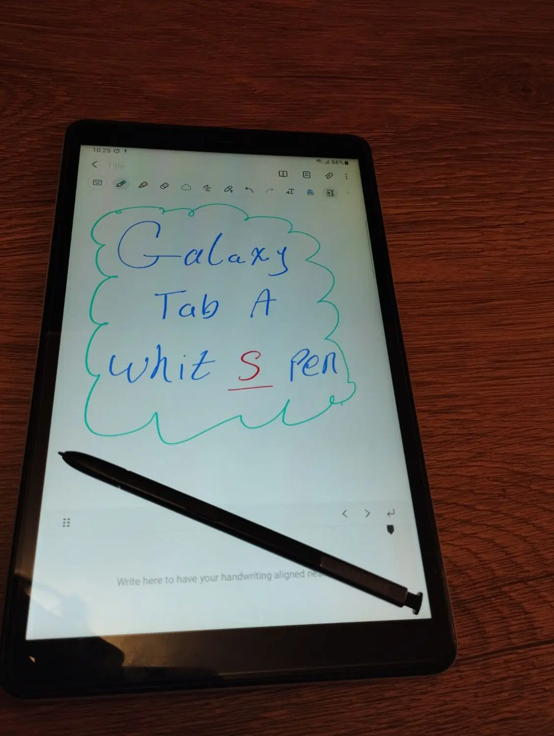 تبلت Galaxy tab a white s pen p205|تبلت|اردبیل, |دیوار