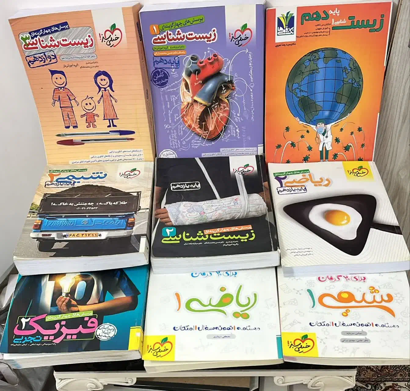 کتاب تستی تشریحی خیلی سبز  پایه دهم.یازدهم.دوازدهم|کتاب و مجله آموزشی|رباط‌کریم, رباط‌کریم|دیوار
