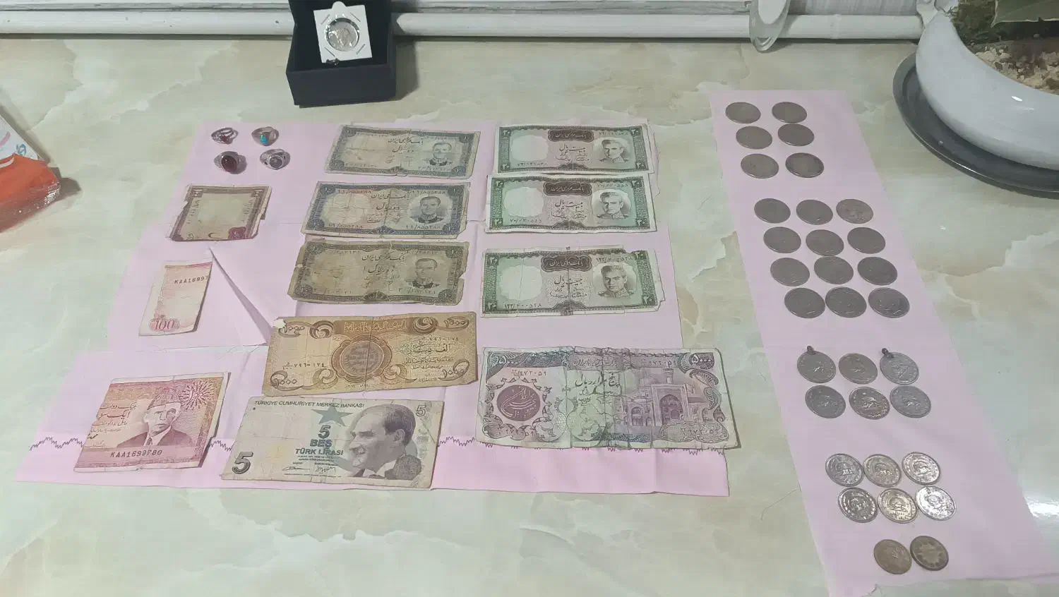 سکه تمبر پول انگشتر|کلکسیون سکه، تمبر، اسکناس|تهران, کوی بیمه|دیوار