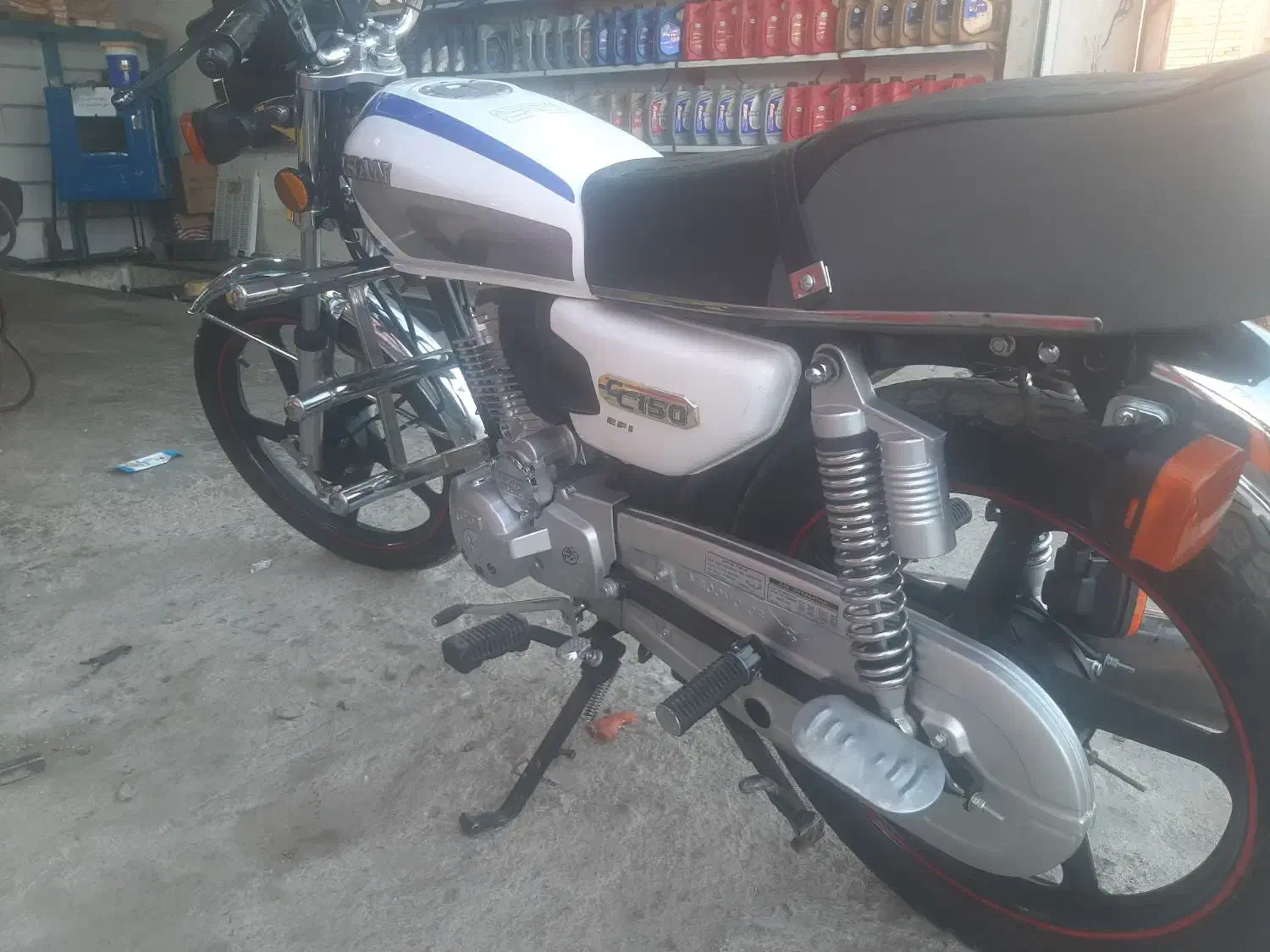 احسان ۱۵۰ خشک|موتورسیکلت|آشخانه, |دیوار