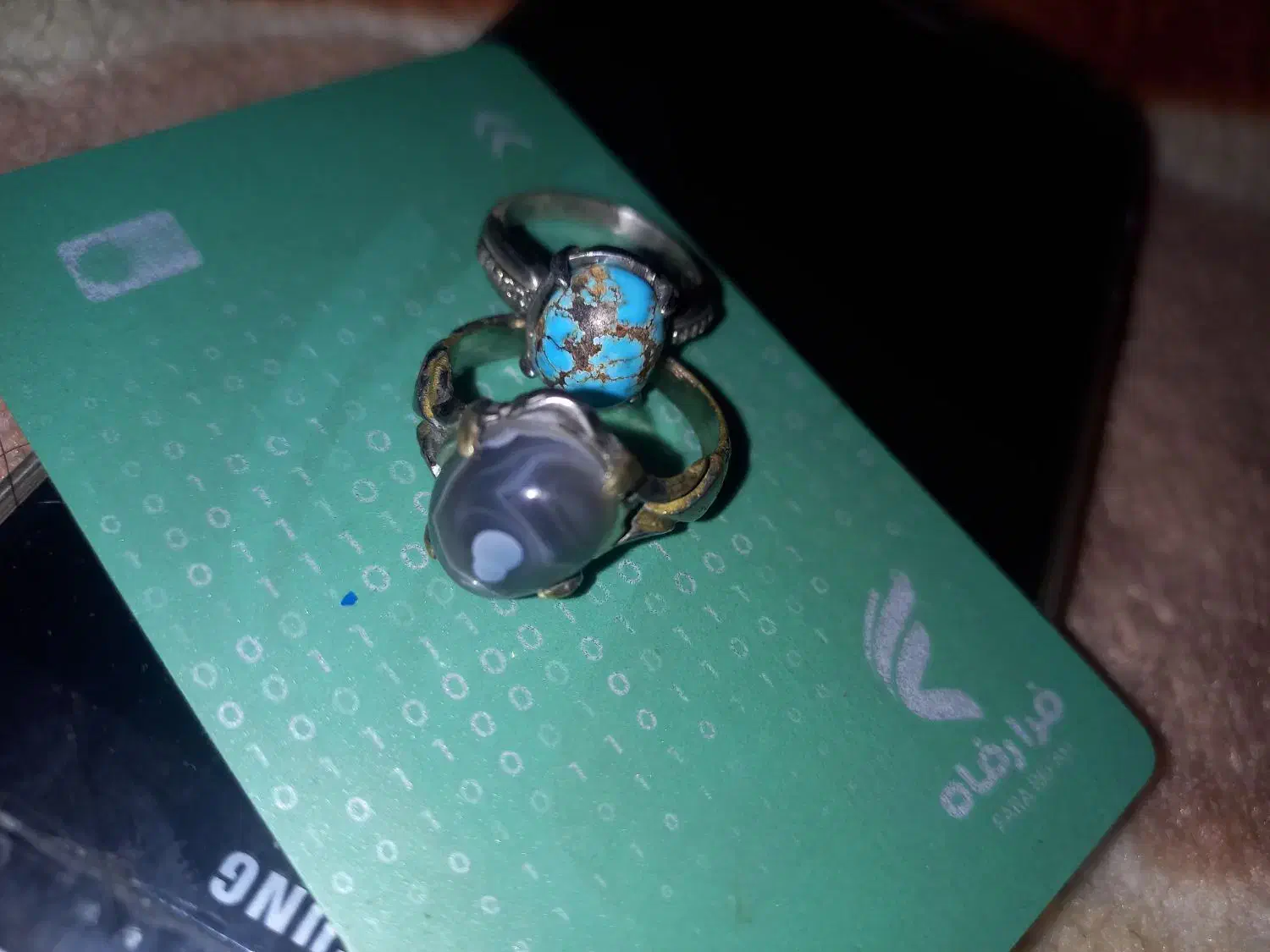 انگشتر فیروزه و بابا قوری|جواهرات|اصفهان, رهنان|دیوار