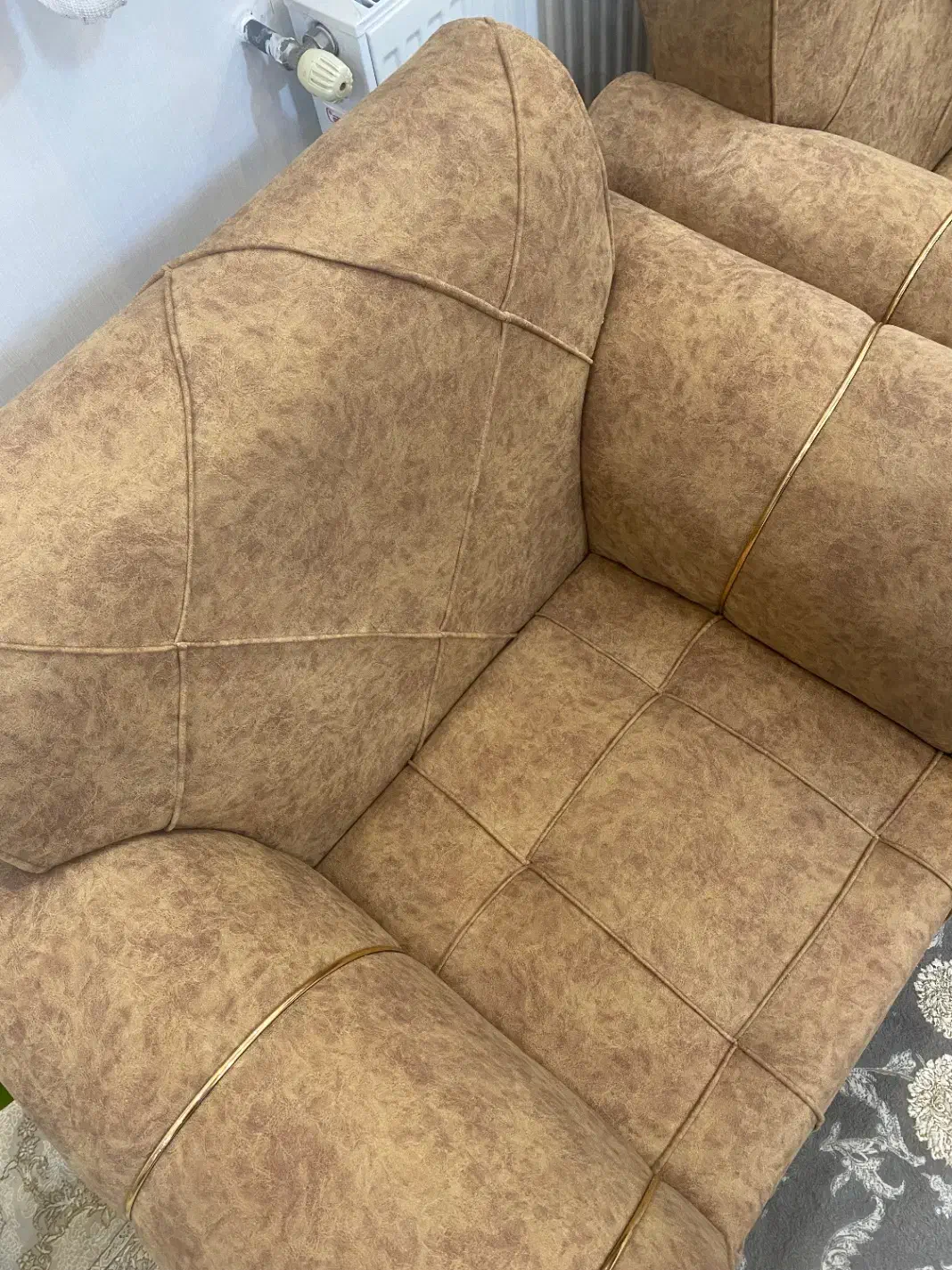 مبل نیم ست راحتی|مبلمان خانگی و میز عسلی|زرند, |دیوار