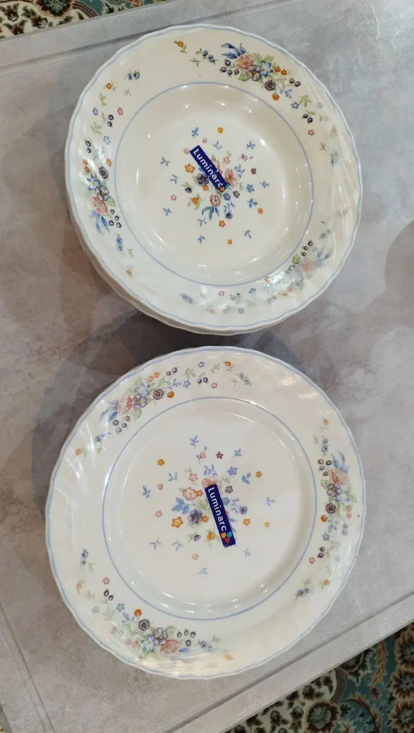 بشقاب آرکوپال فرانسوی ویکتوریا|ظروف سرو و پذیرایی|مبارکه, |دیوار