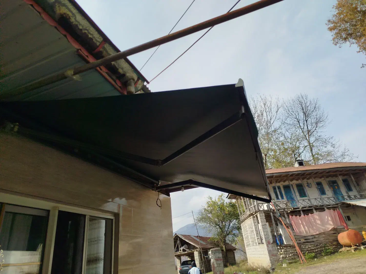 سایبان و بارانگیر|مصالح و تجهیزات ساختمان|سنگر, |دیوار