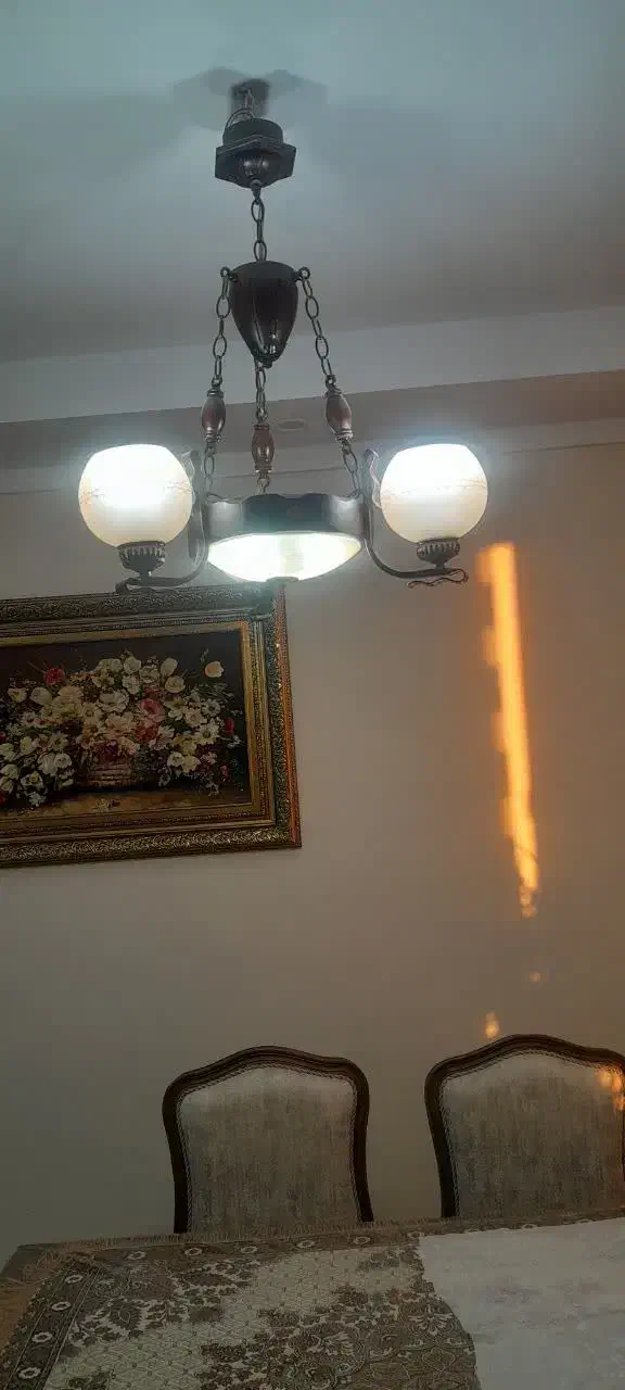 لوستر چوبی|لوستر و چراغ آویز|تهران, تهرانسر شمالی|دیوار