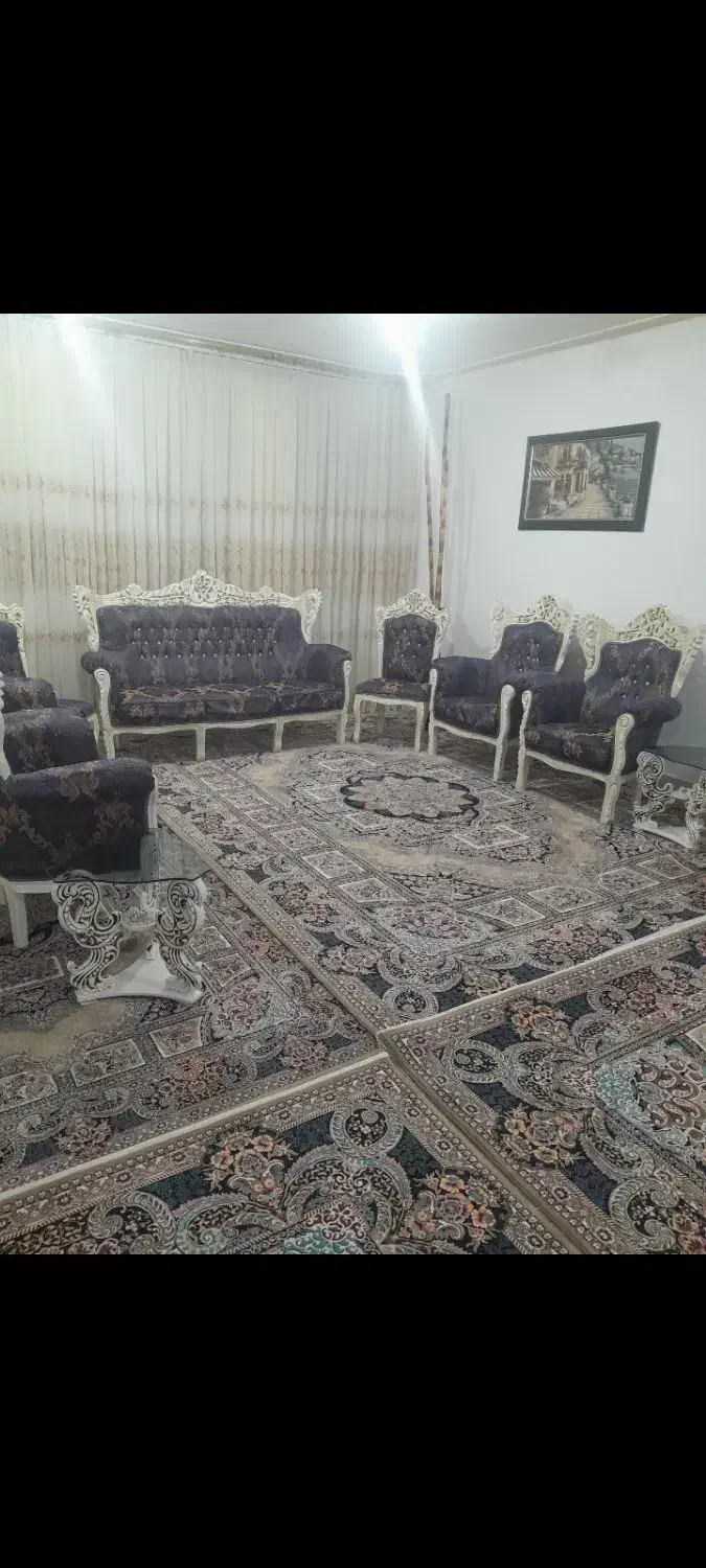 یه دست مبل نه نفره سلطنتی|مبلمان خانگی و میز عسلی|ایلام, |دیوار