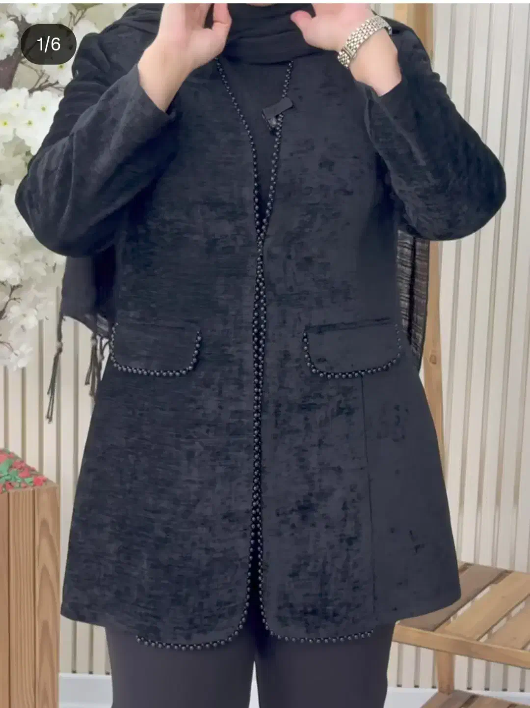 مانتو مخمل مجلسی نو|لباس|تبریز, |دیوار