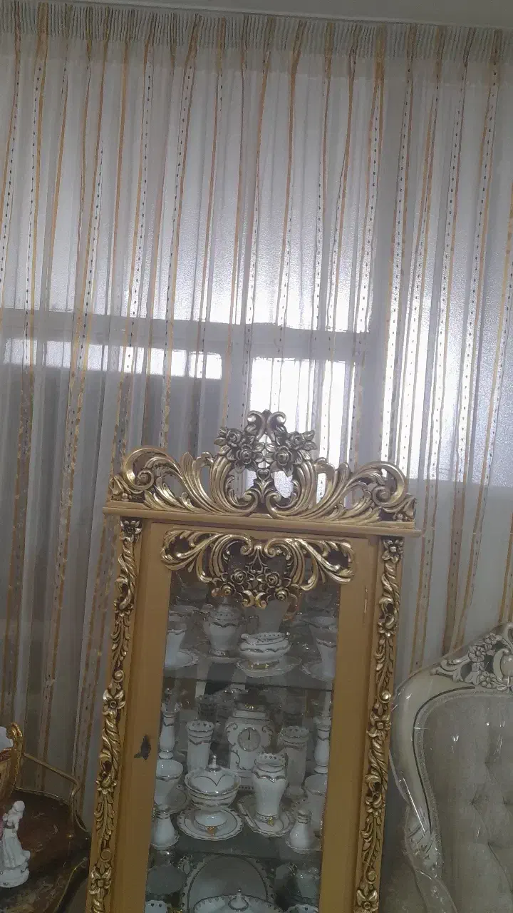 ۳۳مترپرده تمیزوبدون پارگی|پرده، رانر، رومیزی|تربت‌حیدریه, شهرک ولیعصر|دیوار