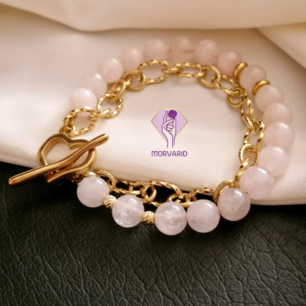 دستبند رز کوارتز|جواهرات|قم, جمکران|دیوار