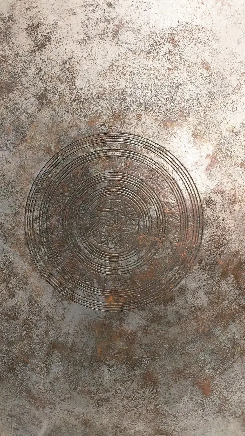 سینی مسی کنگره ای قدیمی قطر ۵۵ سانت|کلکسیون اشیاء عتیقه|تهران, جیحون|دیوار