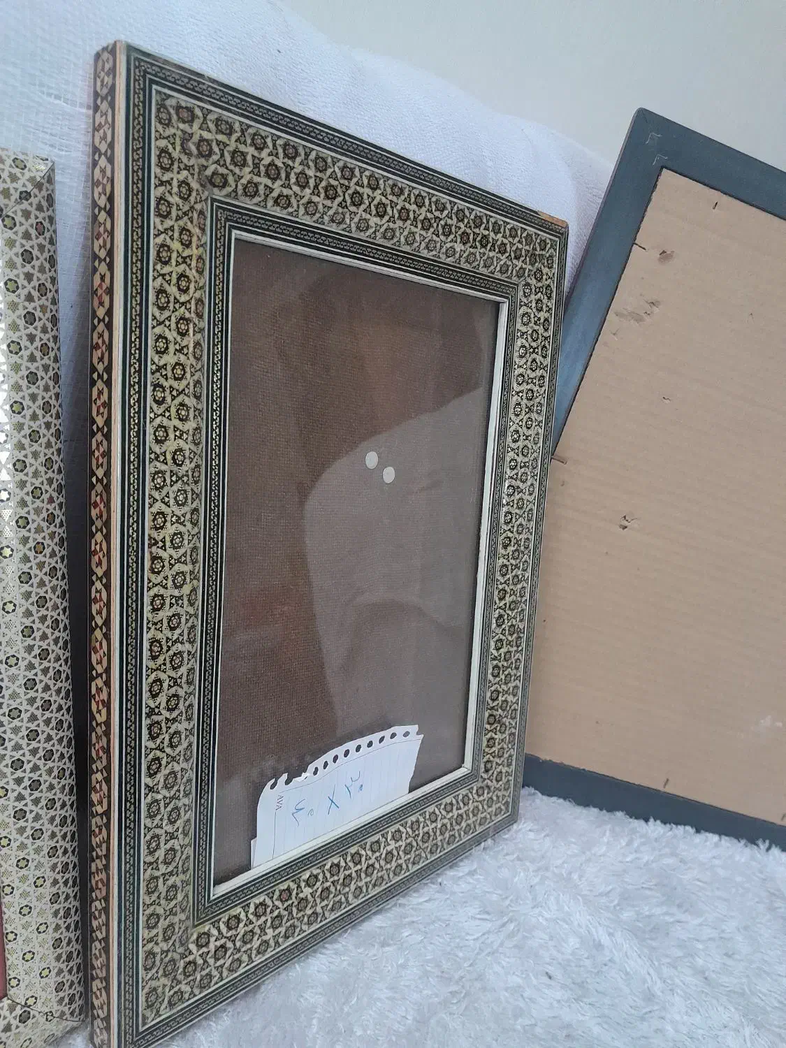 قاب عکس خاتم کاری|تابلو، نقاشی، عکس|تهران, شهرک ولیعصر شمالی|دیوار