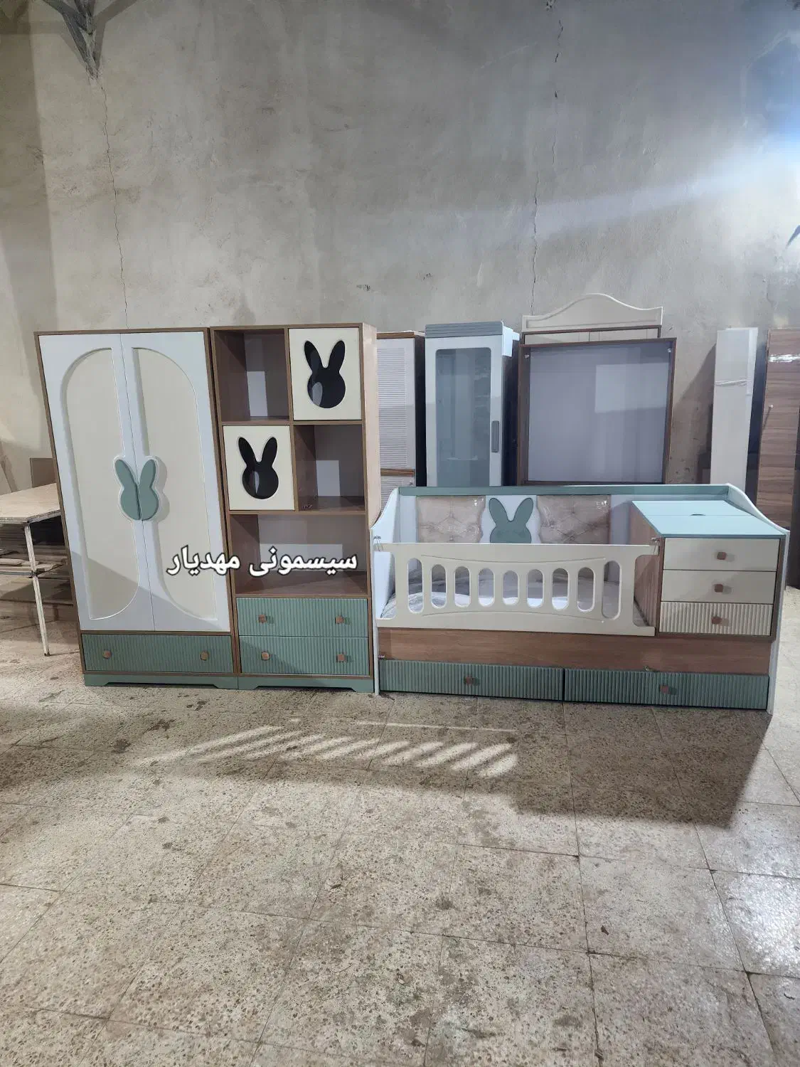 کمد تخت کودک نوزادی مدل بانی|اسباب و اثاث بچه|تهران, شهید رجایی|دیوار