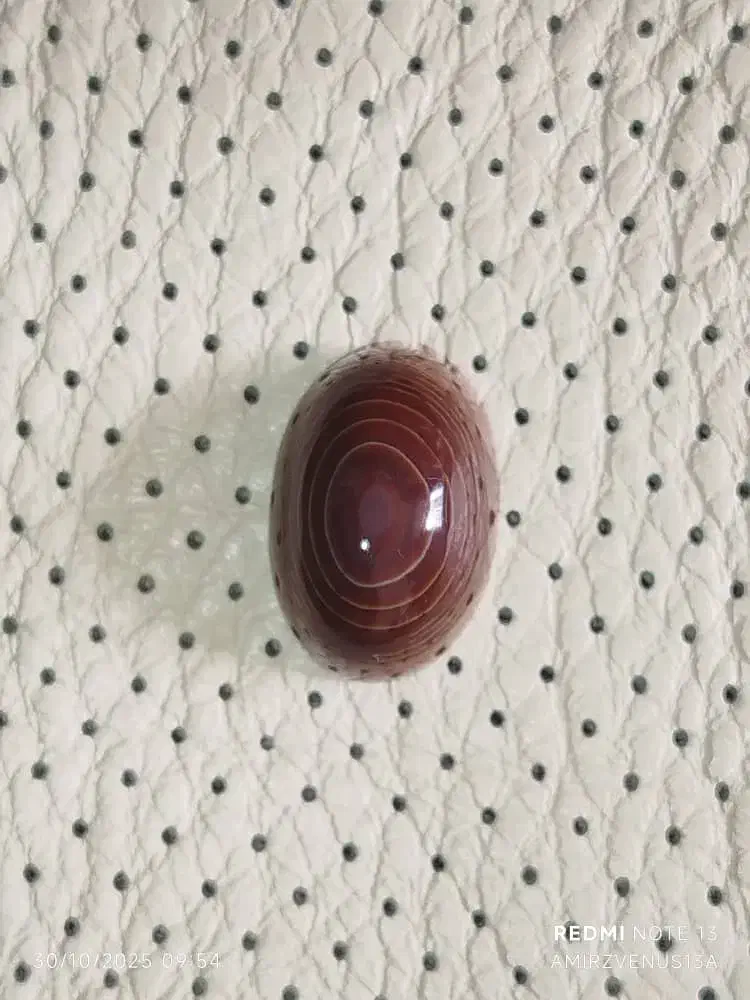 نگین انگشتری عقیق باباقوری خوشرنگ تراش دار|جواهرات|شهریار, شهریار|دیوار