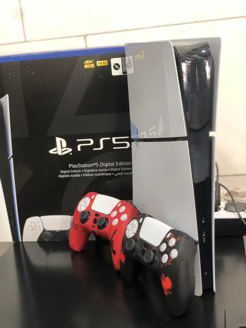 پلی استیشن ۵ ps5 اسلیم فول بازی نو نو ۲ دسته اصلی|کنسول، بازی ویدئویی و آنلاین|قرچک, شهرک طلائیه|دیوار