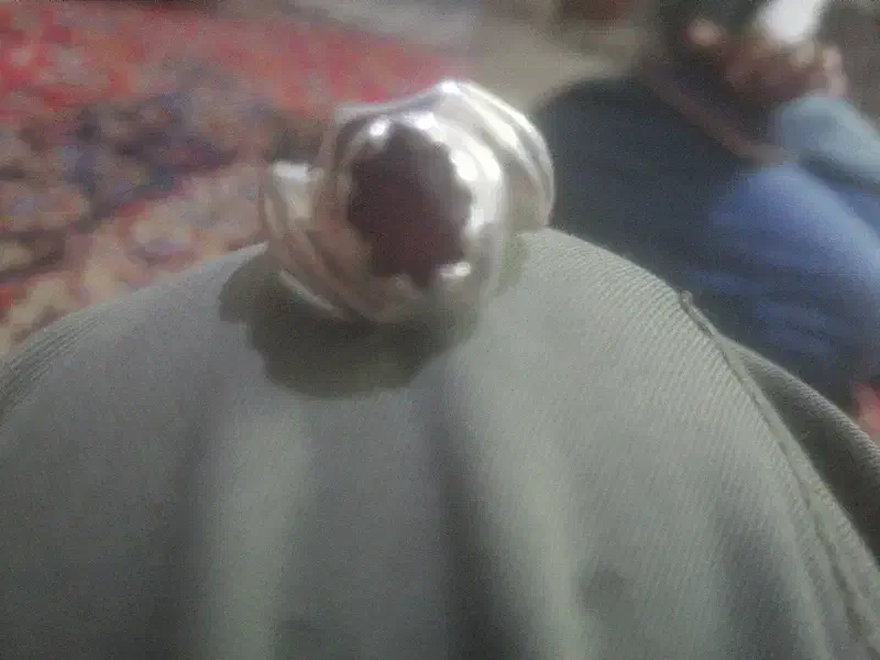 رکاب کار استاد مهد وسنگ یاقوت آب اناری معدنی|جواهرات|یزد, |دیوار