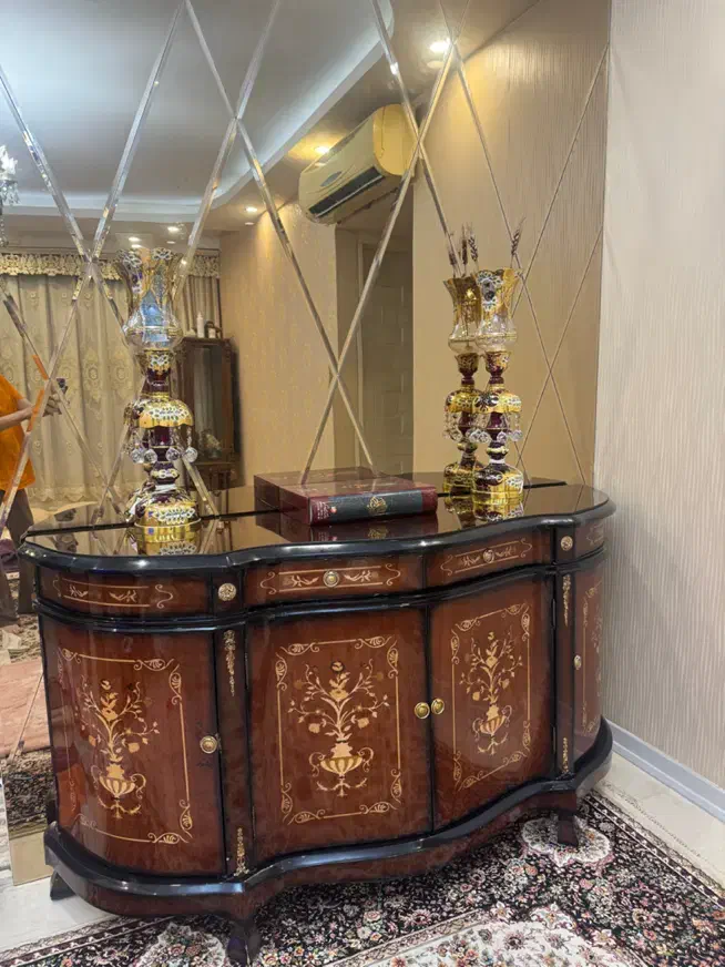 آینه کنسول معرق کاری شد|بوفه، ویترین، کنسول|تهران, شهید اسدی|دیوار