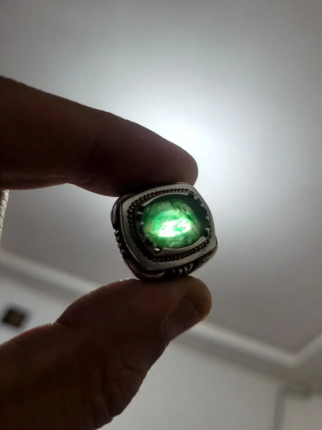 انگشتر زمرد اصلی|زیورآلات و اکسسوری|تکاب, |دیوار