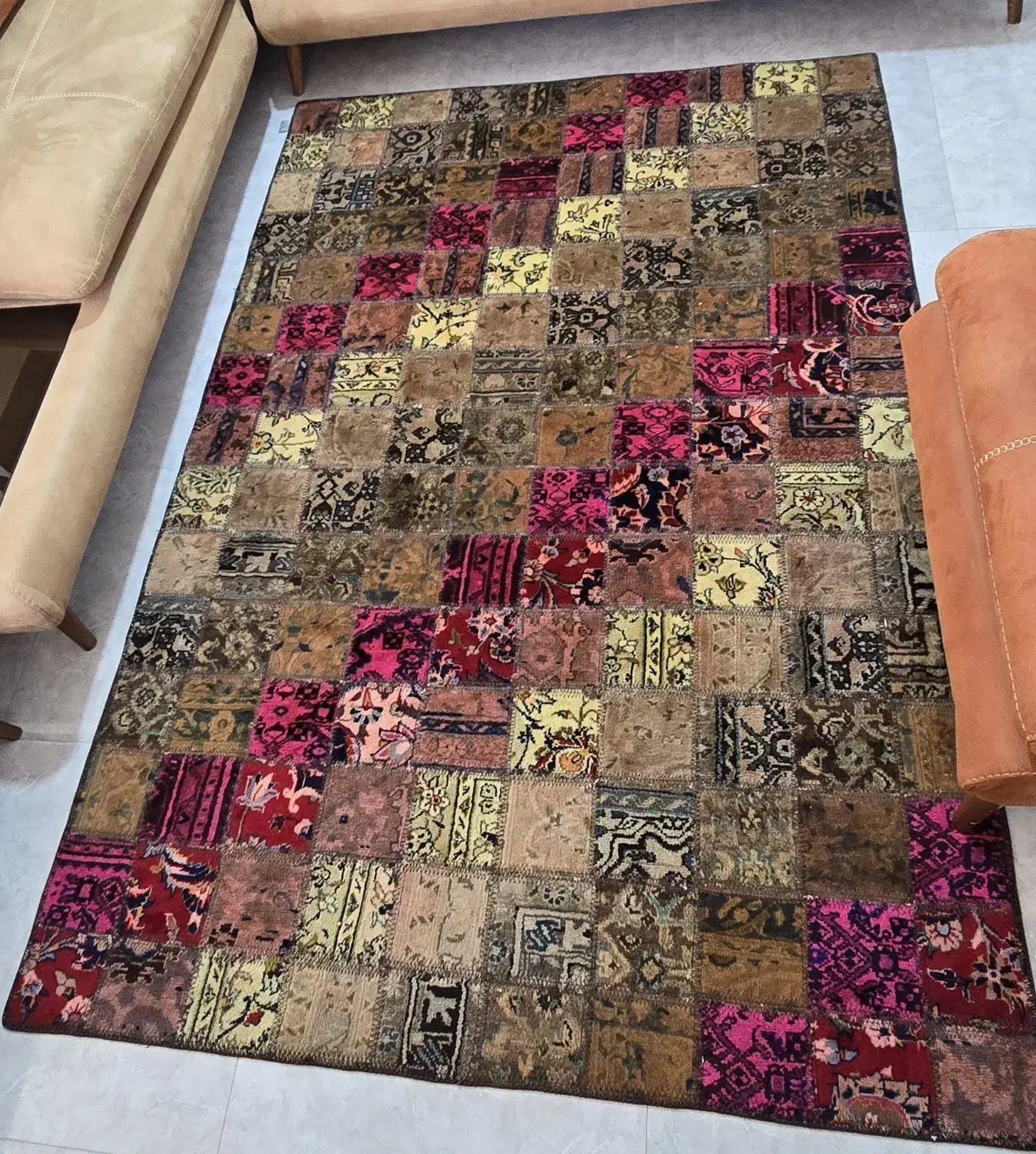 فرش هاب چهل تیکه دست باف|فرش|شیراز, جوادیه|دیوار