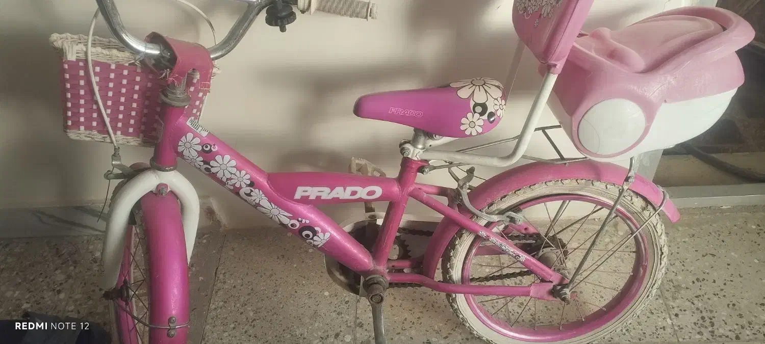 دوچرخه دخترانه سایز ۱۶|دوچرخه، اسکیت، اسکوتر|شاهینشهر, شهرک گلدیس|دیوار