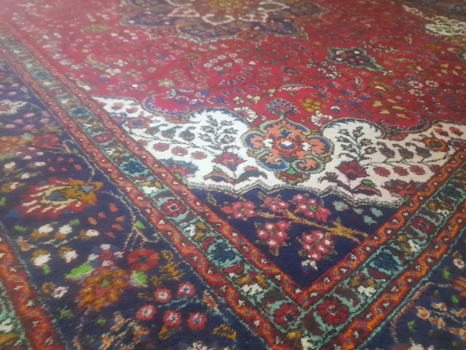 فرش دستبافت عطیقه قدمت نزدیک یک قرن|فرش|اردبیل, |دیوار